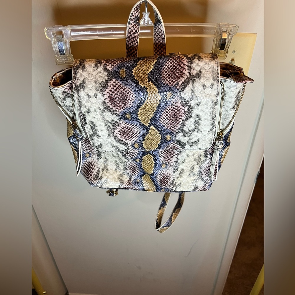 Like New! Snake Print Backpack